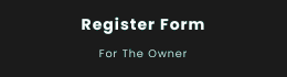 Register FORM