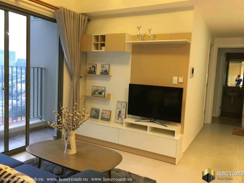 Masteri cho thuê 2 phòng ngủ, view hồ bơi