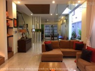 Villa Thao Dien 4 beds apartment with beautiful floral decorated for rent