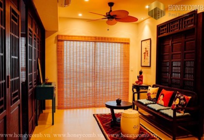 Beautiful floral decorated 2 beds apartment in Masteri Thao Dien