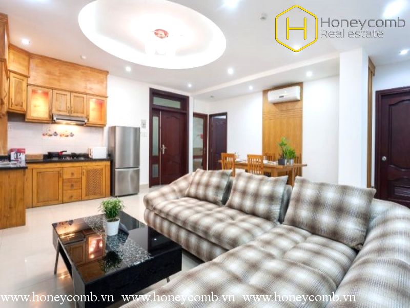 Serviced 3 bedroom apartment with full furnished