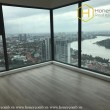 Peacefull river view with basic furniture apartment in Gateway Thao Dien
