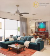 Open space contemporary-style 3 bedrooms apartment in Gateway Thao Dien