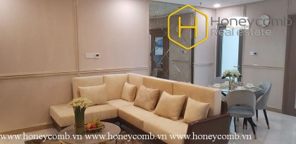 Luxury furniture with 2 bedrooms apartment in Landmark 81
