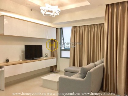 Nice designed apartment two beds low floor in Masteri for rent