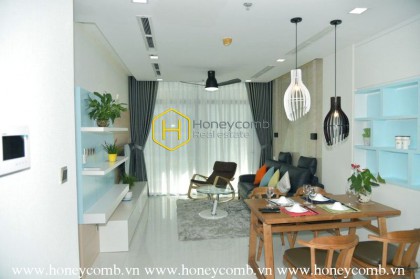 This peaceful apartment in Vinhomes Central Park will bring pleasant feelings whenever you're at home