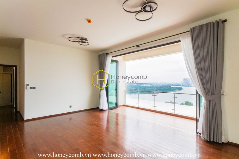 Căn hộ không nội thất rộng rãi và thoáng đãng đang chờ bạn đến trang hoàng ở D'Edge