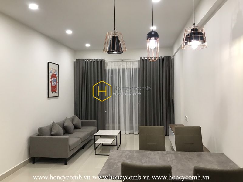 Ngất ngây với vẻ đẹp sắc sảo và thanh lịch của căn hộ The Sun Avenue này