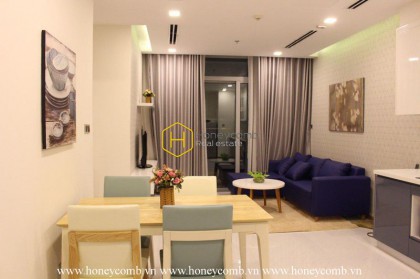 Căn hộ 2 phòng ngủ tinh tế tại Vinhomes Central Park cho thuê