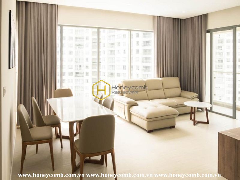 The fascinating interfusion of modern and classical style in this apartment Diamond Island