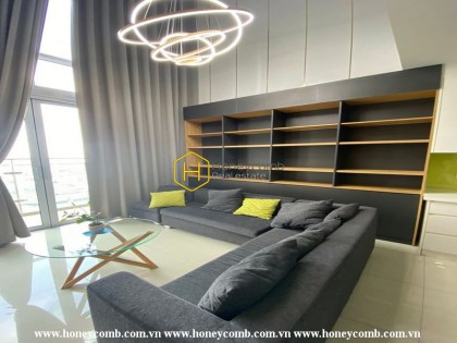 Căn hộ kép 3 giường thiết kế độc đáo & hiện đại tại The Estella Heights cho thuê