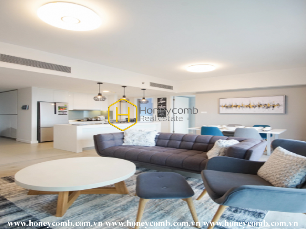 Modern decoration with river view in Gateway Thao Dien