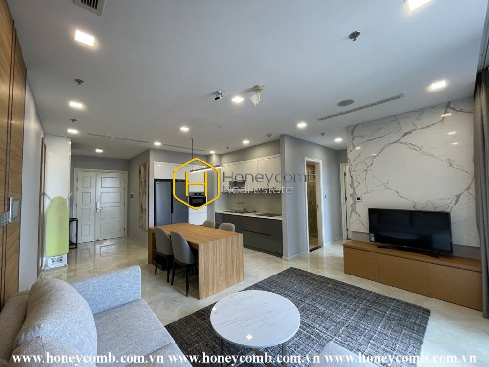 Căn hộ phong cách hiện đại, đầy đủ tiện nghi tại Vinhomes Golden River cho thuê