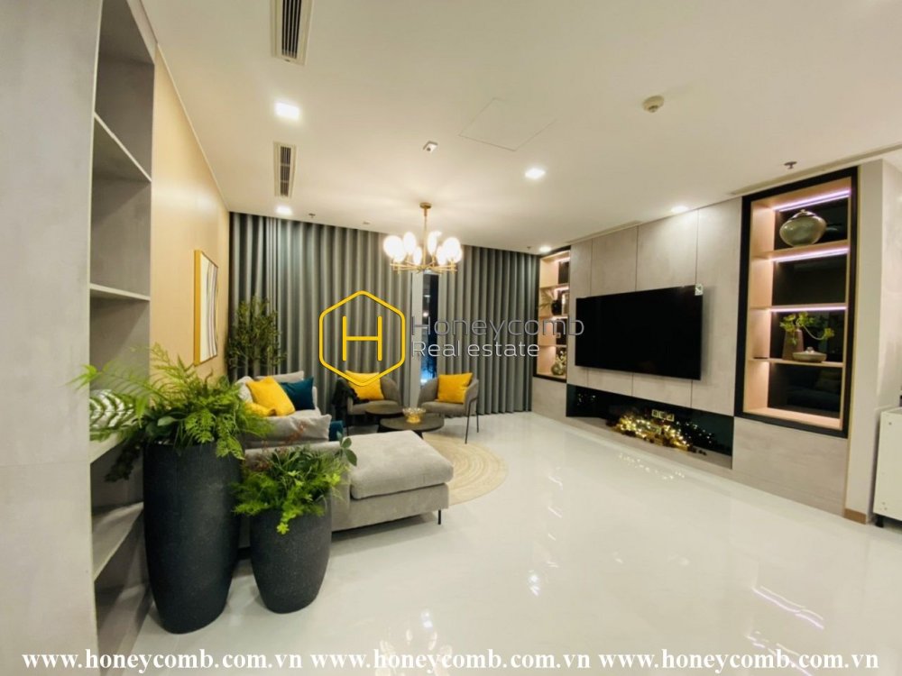 Căn hộ với thiết kế rộng rãi và ấm cúng tại Vinhomes Central Park