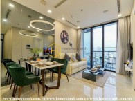 This Vinhomes Golden River apartment paints a luxurious space