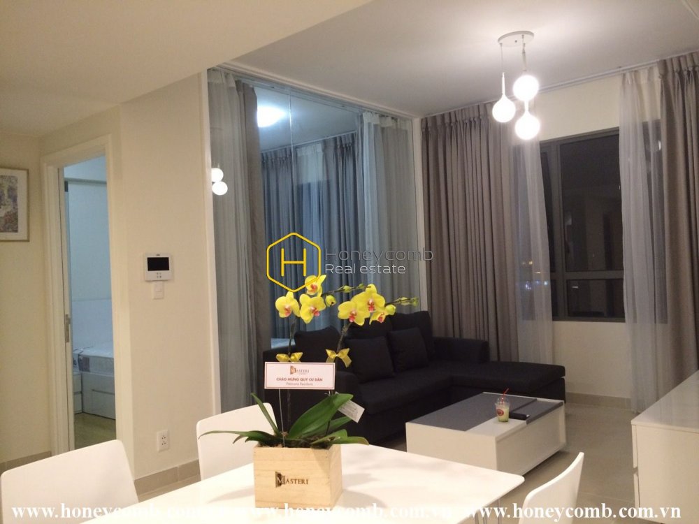 Căn hộ 1 phòng ngủ cho thuê có nội thất đầy đủ, giá tốt ở Masteri
