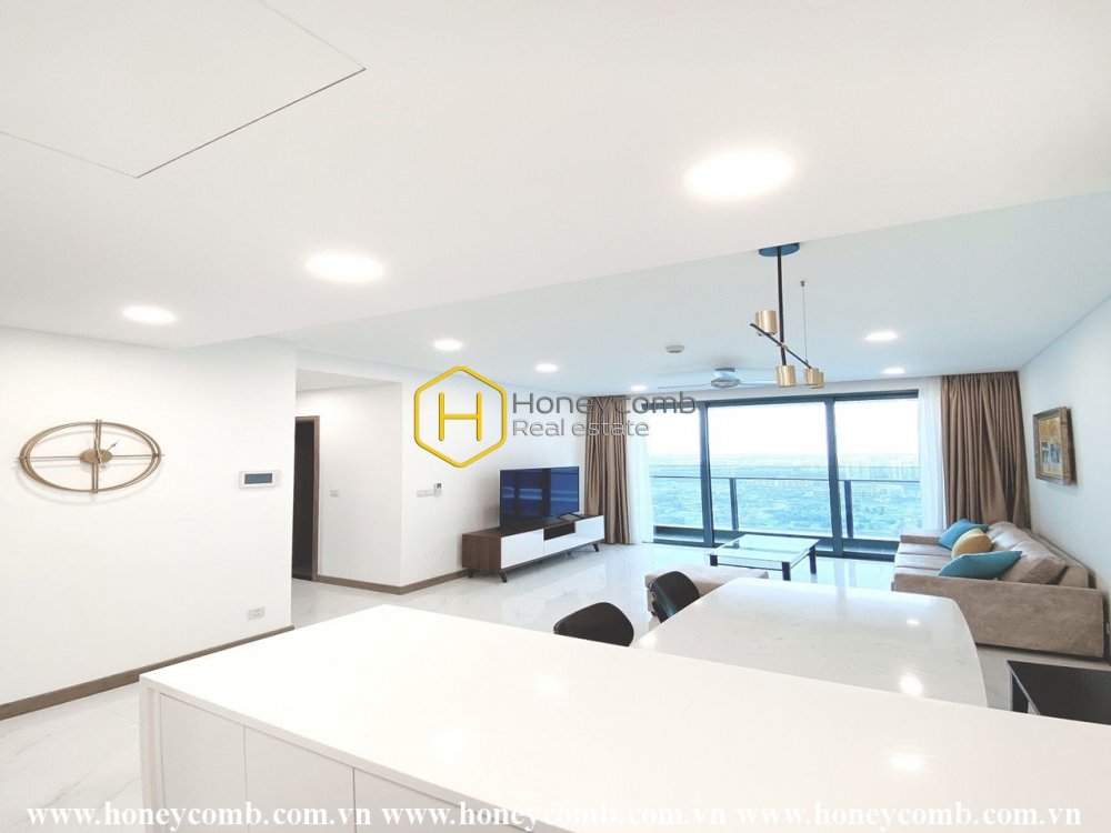 The Sunwah Pearl apartment that gives you a warm and close feeling