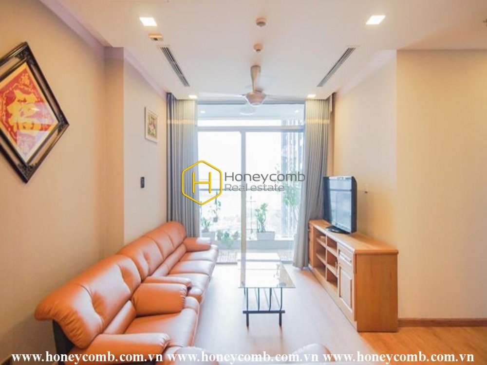 Tiện nghi và rộng rãi với căn hộ 2 phòng ngủ tại Vinhomes Central Park cho thuê