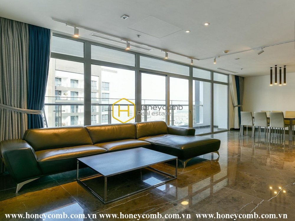 Căn hộ penthouse tuyệt đẹp ở Vinhomes Central Park với phong cách thành thị