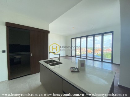 Discover the tranquil view of this unfurnished apartment in D'edge Thao Dien
