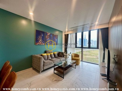 A stunning apartment like a shooting star is for rent in Metropole Thu Thiem