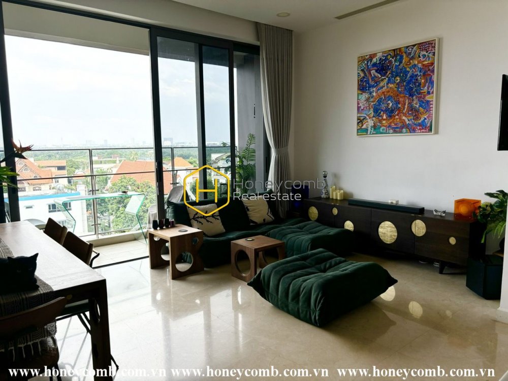 Căn hộ 1 phòng ngủ không nội thất cho thuê tại The Nassim Thảo Điền