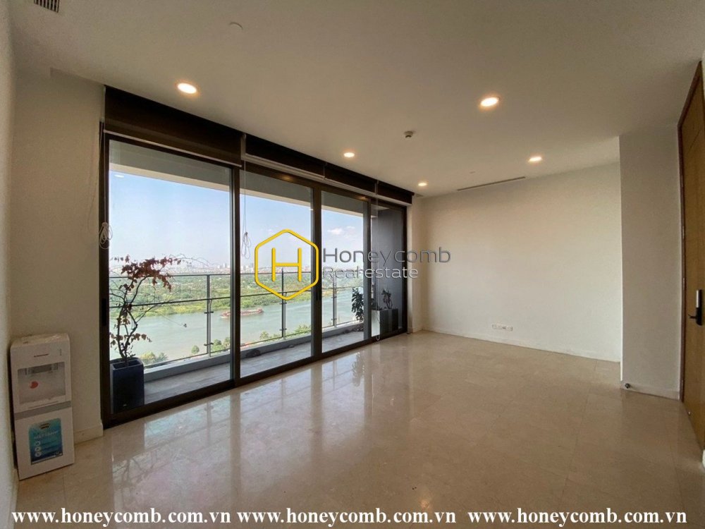 Căn hộ penthouse sang trọng với không gian rộng lớn và khung cảnh ven sông ở Nassim Thao Dien