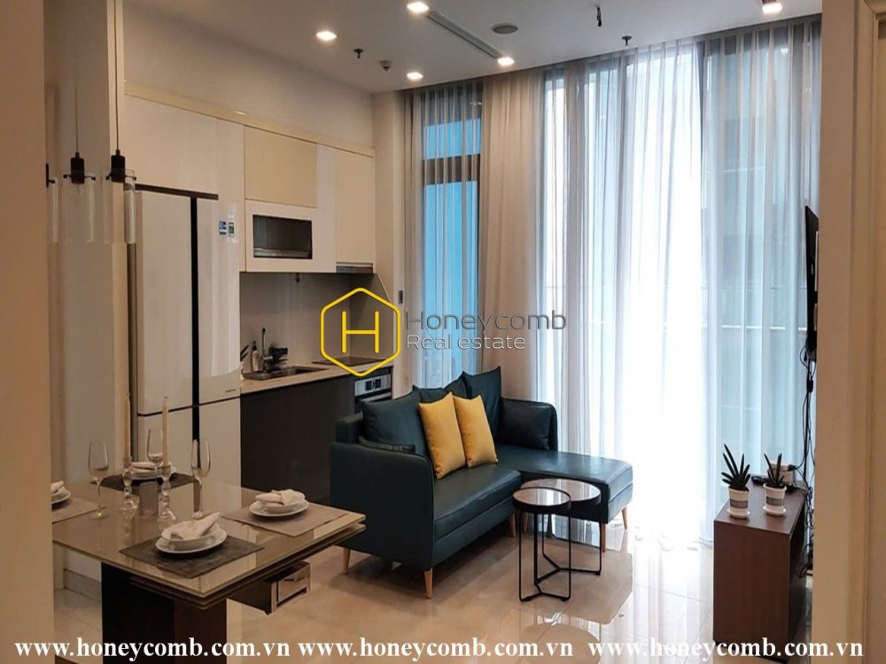 Thật là một căn hộ 2 phòng ngủ hiện đại cho thuê tại Vinhomes Golden River
