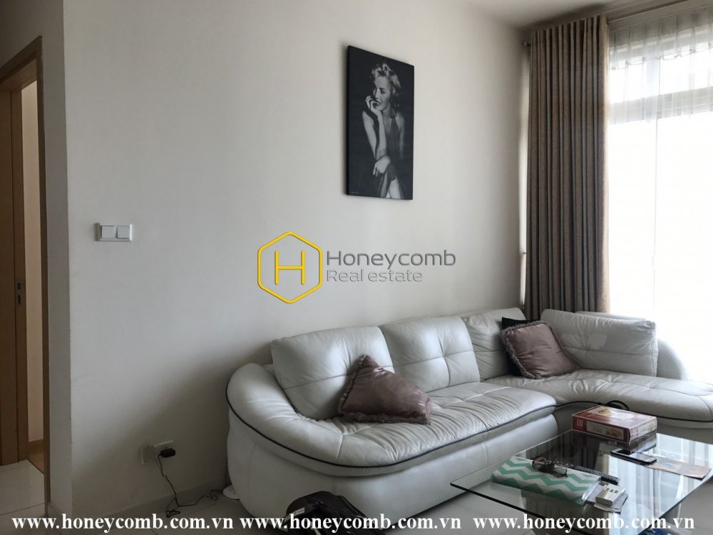 Căn hộ Vista 2 giường với nội thất đơn giản cho thuê