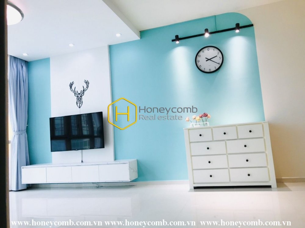 Căn hộ The Vista đầy ấn tượng trong sắc xanh dương