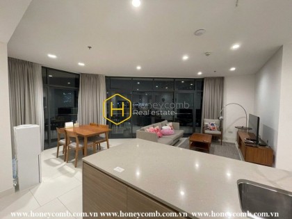 Modern design following simplified layout apartment for rent in City Garden