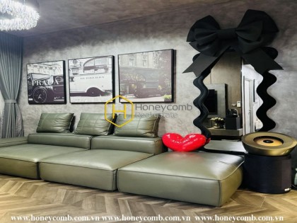 Creative separate rooms in the unique apartment at Q2 Thao Dien