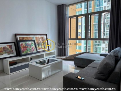 Good furniture 2 beds apartment in The Vista for rent