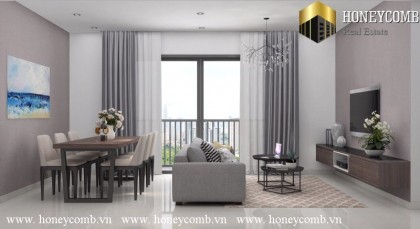 Căn hộ ghép cho thuê ở Masteri, nội thất quá tuyệt vời