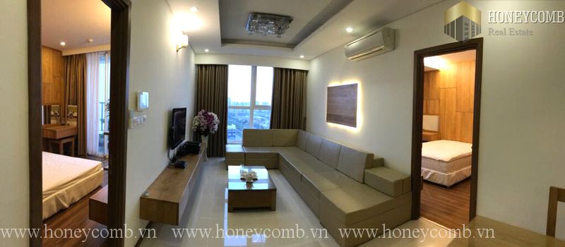 Căn hộ 2 phòng ngủ diện tích rộng cho thuê tại Thảo Điền Peal