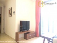 Simple 2 bedroom apartment with high floor in Masteri Thao Dien