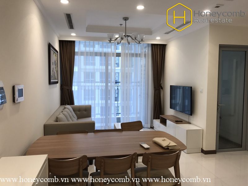 Sang trọng và hiện đại với căn hộ 2 phòng ngủ cho thuê tại Vinhomes Central Park