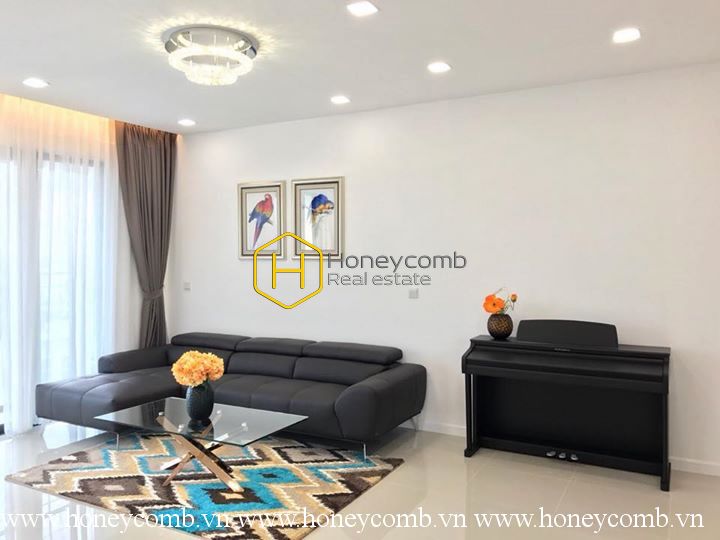 Cho thuê căn hộ 2 phòng ngủ lầu cao, nội thất đầy đủ ở The Estella Heights
