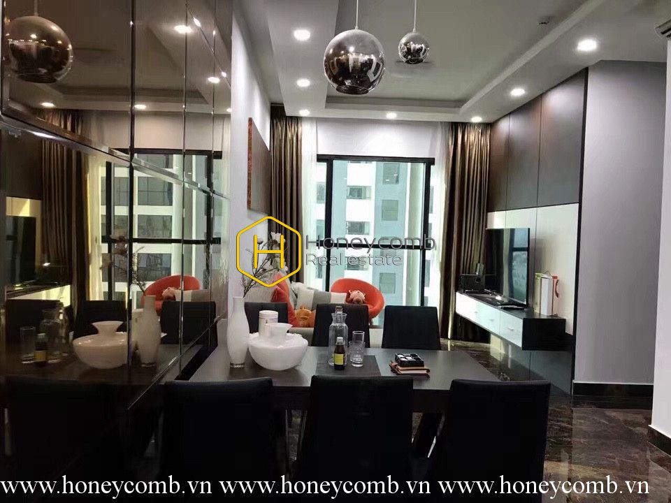 Căn hộ The Ascent Thảo Điền với 2 phòng ngủ, nội thất Châu Âu cho thuê