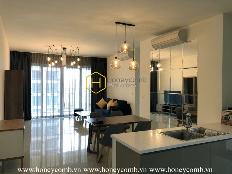 Căn hộ 2 phòng ngủ hoàn toàn mới ở The Estella Heights cho thuê