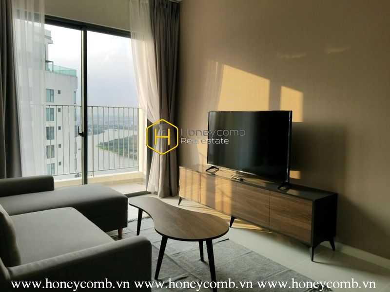 Simple style apartment with airy city & river view in Masteri An Phu