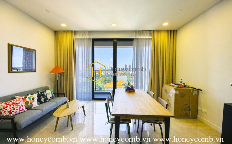 Căn hộ 2 phòng ngủ cho thuê tại The Nassim Thảo Điền, tầng thấp