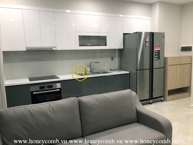 The 2 bedrooms apartment with modern and urban style in Vinhomes Golden River
