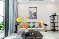 Artistic apartment with beautiful white theme in Vinhomes Landmark81 that you won't wanna take your eyes off!