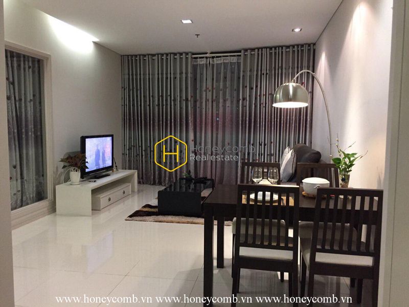 Căn hộ 1 phòng ngủ với tầm nhìn ra hồ bơi tại City Garden cho thuê