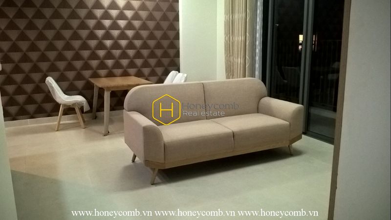 Căn hộ 2 phòng ngủ với ban công lớn tại Masteri Thảo Điền cho thuê