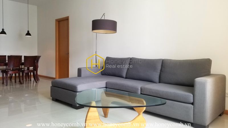 Impressed by the bold combination in the Saigon Pearl apartment