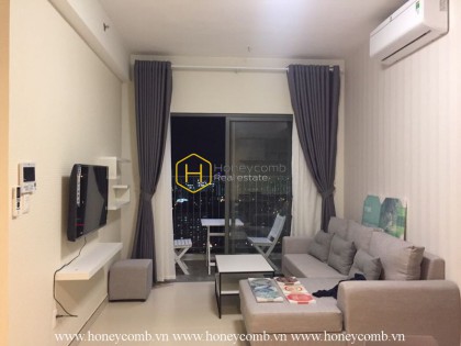 One bedrooms apartment with high floor in Masteri Thao Dien for rent