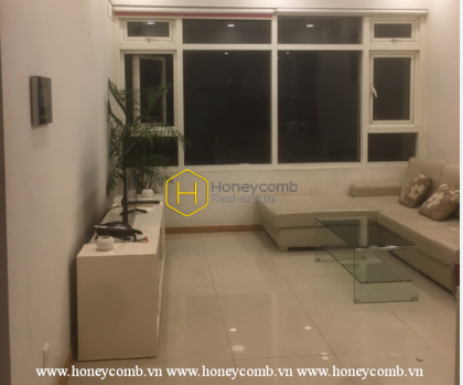 Sun light scatters around this Saigon Pearl apartment