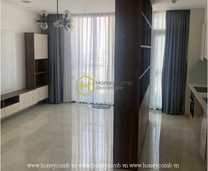 Căn hộ Vinhomes Golden River đầy duyên dáng trong sắc trắng dịu dàng